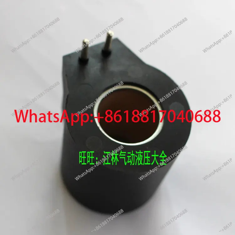 유압 솔레노이드 밸브 접속 코일 원형 2구 보어 직경 2m 높이 51mm DC24V