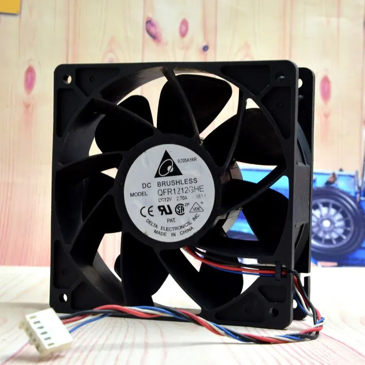 델타 QFR1212GHE 12V 2.7a 12038 S7 S9 범냉각팬 전후