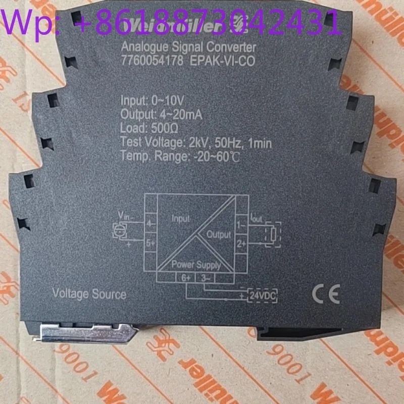 오리지널 Weidmller 솔레이터 EPAK-VI-CO 7760054178 1PCS