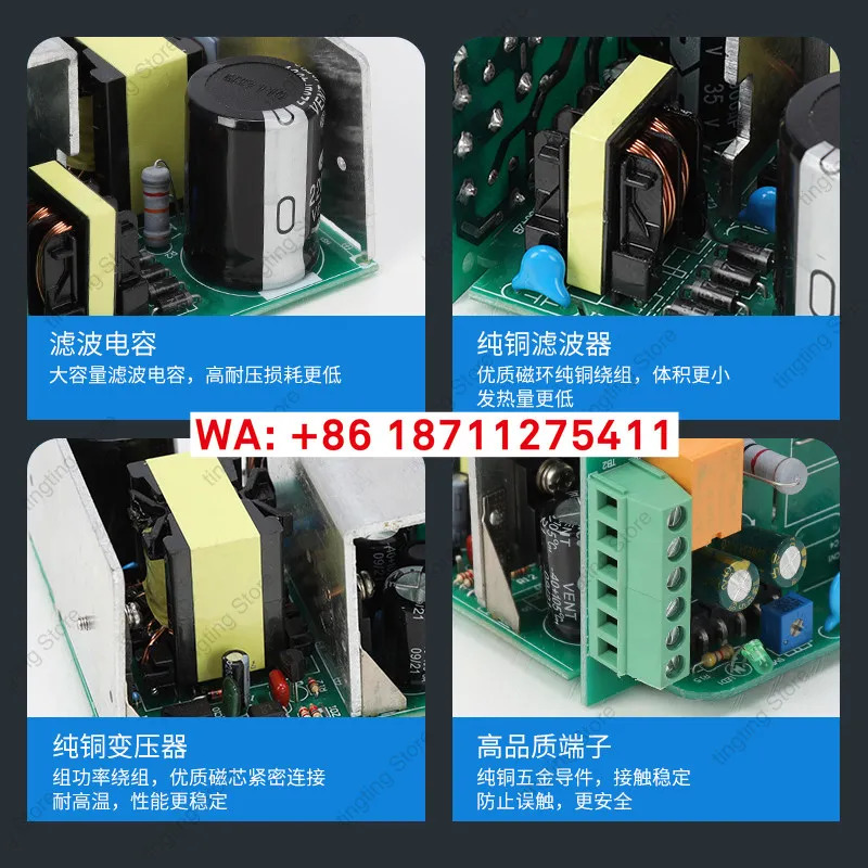 MDR-60W-24V 레일 장착형 스위치 전원공급장치 220rpm 24V DC 카드 변압기 100W20W