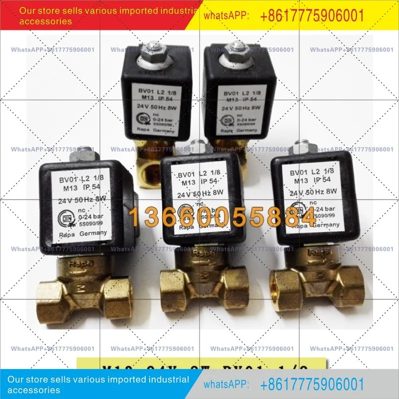 RAPA M13 24V 8W BV01 L2 1/8 0-24bar 코일 바디 솔레노이드 밸브