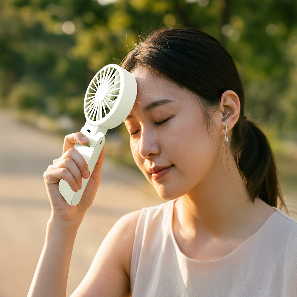 에디토 휴대용 냉각선풍기 핸드 넥 쿨링 에어컨 미니 손선풍기 대용량 손풍기 이미지 6
