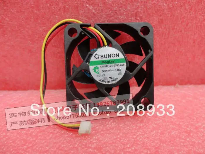 SUNON HA40101V4-0000-C99 4010 4CM 3 라12V 0.8W 자동 팬