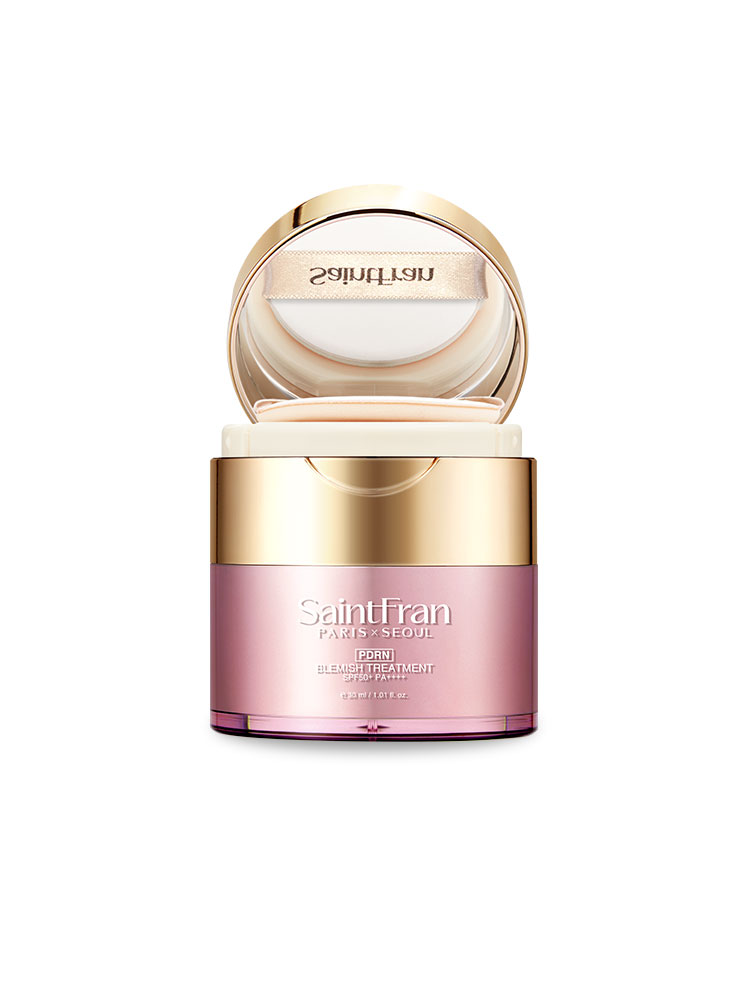 세인트프랑 PDRN 블레미쉬 트리트먼트 30ml 집중 진정 보습 광채 케어 크림(볼륨브러시 랜덤증정 1개) - 상세 이미지 4