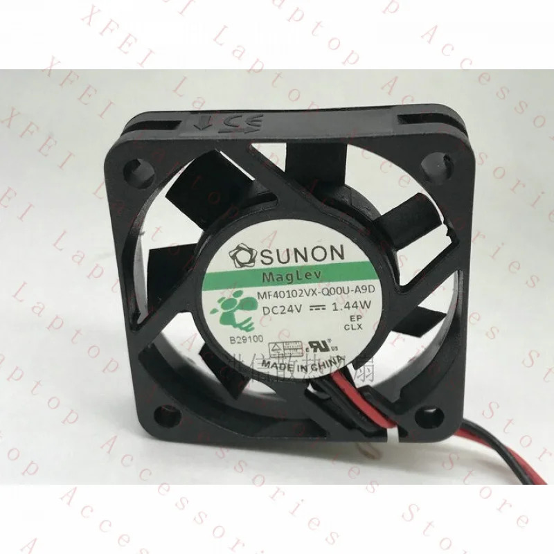 C SUNON MF40102VX-Q00U-A9D4010 DC24V 1.44W 4cm 2선 냉각팬1개