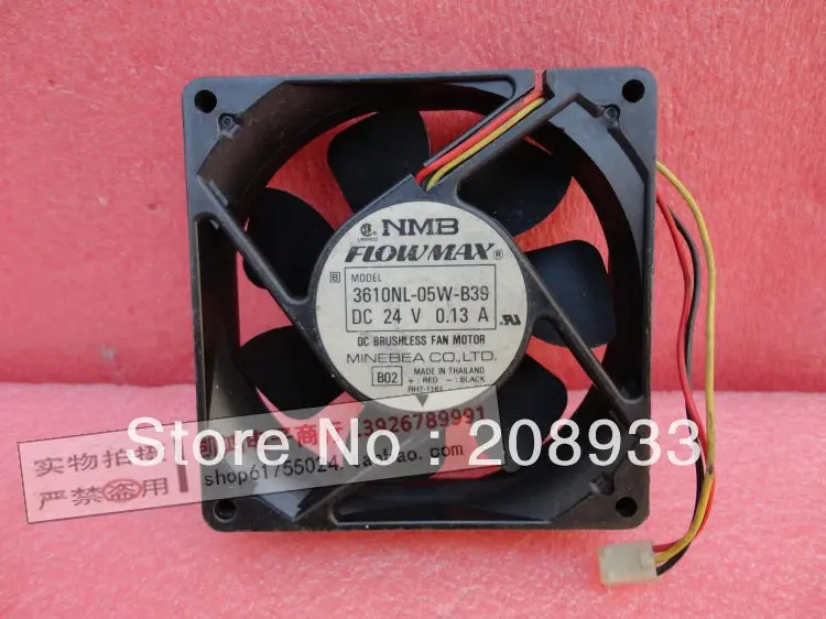 NMB 3610NL-05W-B39 9025 24V 0.13A 9CM 3 라드라이브 팬