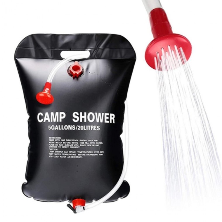 20L/40L 휴대용캠핑 샤워백 휴대용 간이 샤워기 물통백 차박 워터백 물주머니 - 상품 이미지