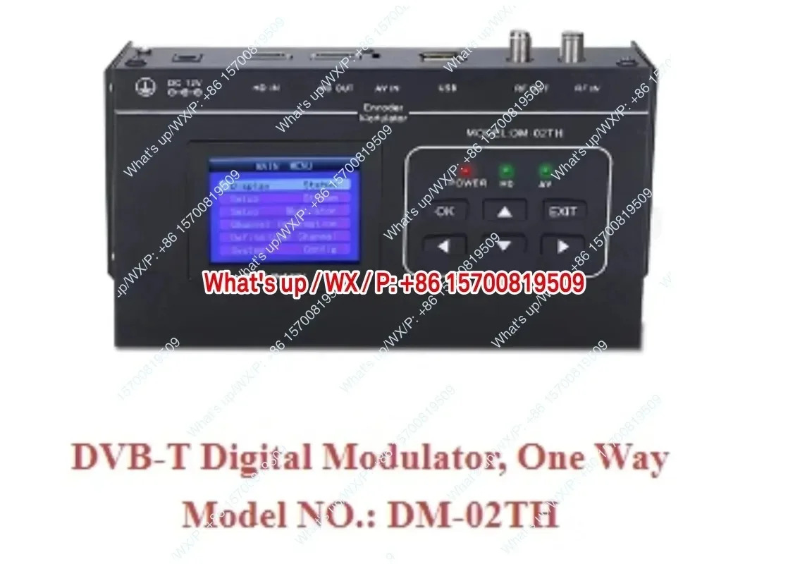 유니버설 애질리트 하이리스트 디지털 변조기 영어 MPEG4 HD를 DVB-T RF 인코더로 수출