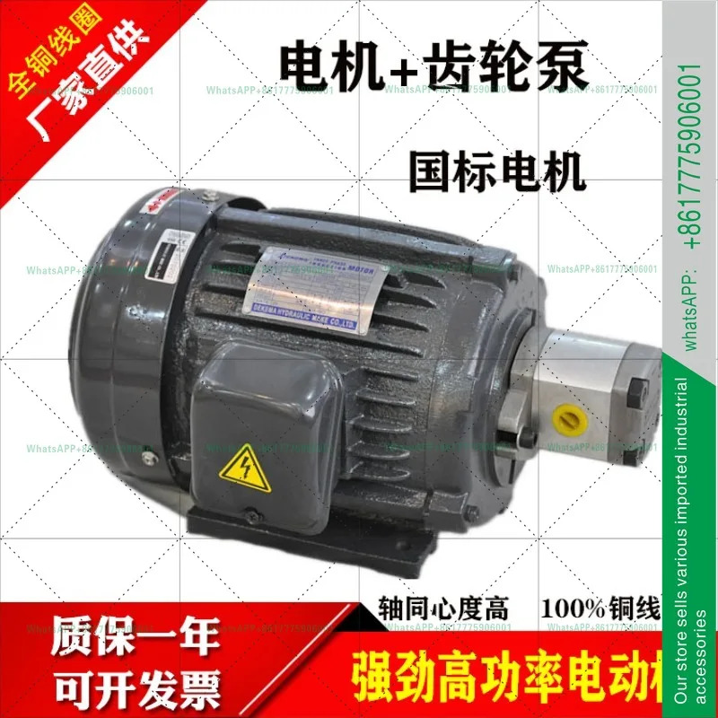 유압 오일 펌프 모터 조합 VP20  0.75KW 1.5KW VP30 2.2KW