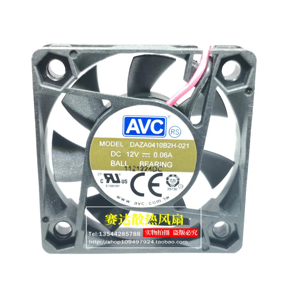 JFG C DAZA0410B2H-021 4010 12V 0.06A 볼 베어링 무소음 냉각팬 40x40x10mm