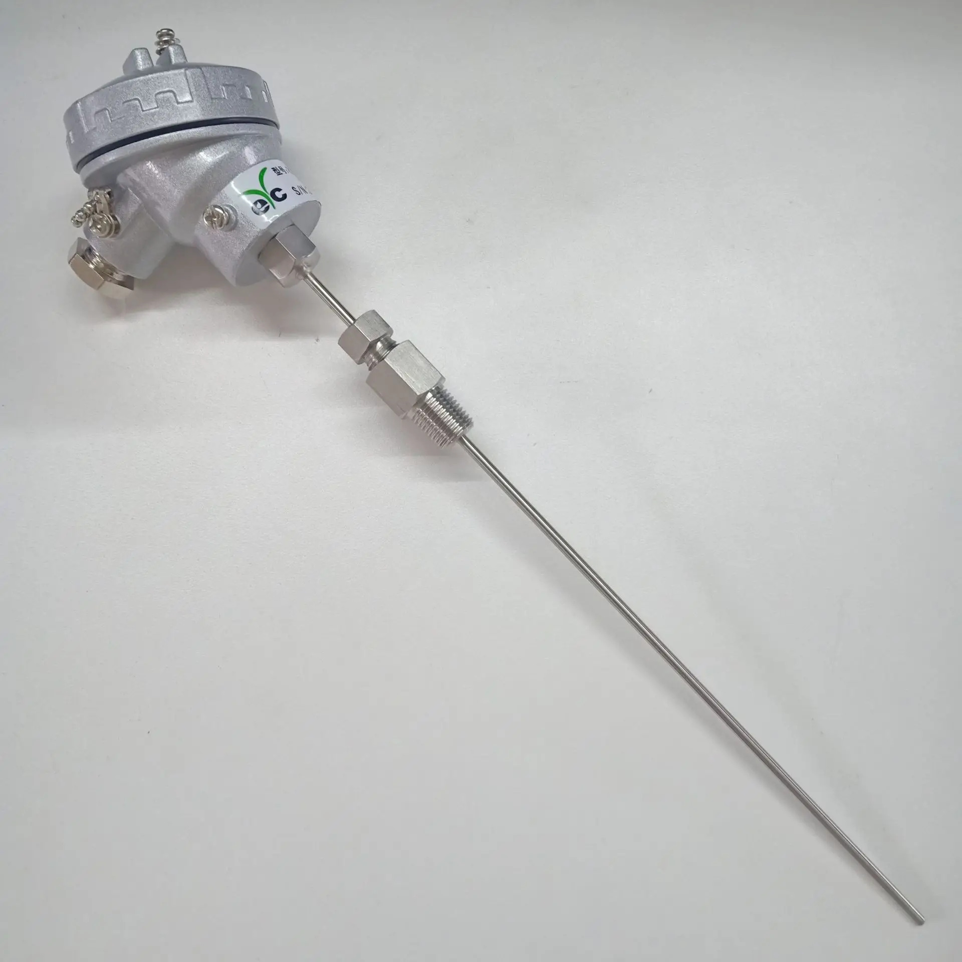 대만 EYC 온도 센서 파이프 직경 3.2MM 길이 250MM 이동식 나사 1/4 316 재질