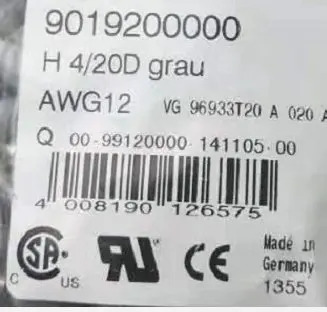 전체 패키지 Weidmller 새 엔드 H4.0/20D 9019200000