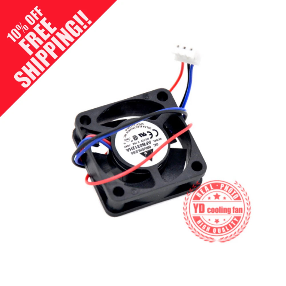 JFG 신형 DELTA AFB0312HA 3010 12V 0.15A 3CM 야스카와 냉각팬