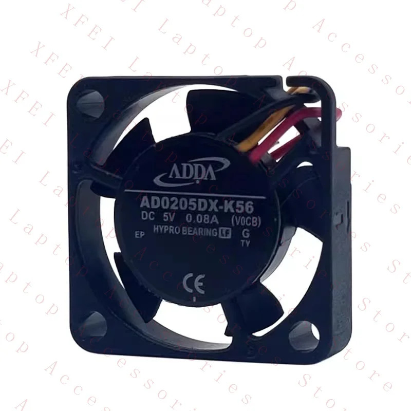 C AD0205DX-K56 DC5V 0.08A 2.5CM 2510 3선 냉각팬