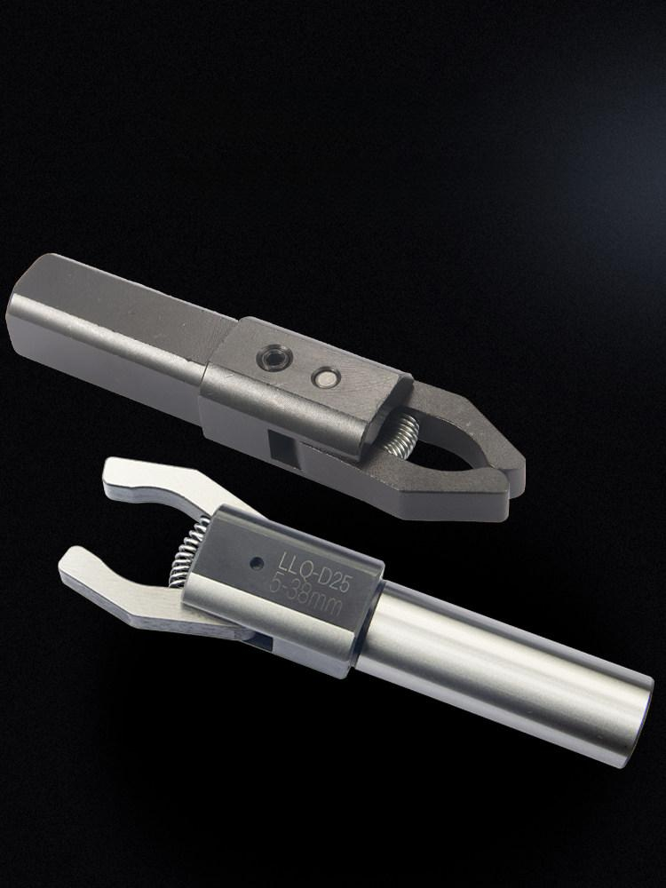 CNC 바피더 선반 풀러 봉재 클로 오토링크 자동 LLQ-W16 블랙 사각 2-40mm - 상품 이미지