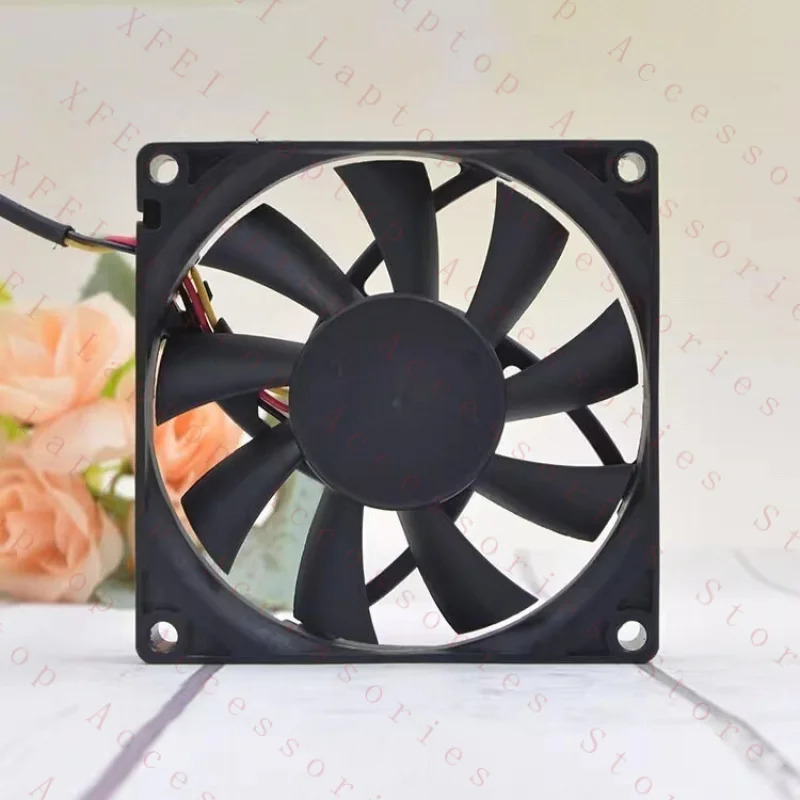 C M8012HF-015 8015 DC12V 0.18A 8CM 3선 무음 냉각팬