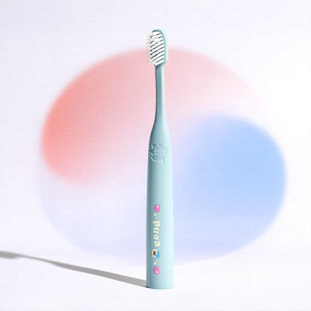 [3~5세]그린핑거 마이키즈 칫솔 푸아 에디션 2단계x10P+위생캡10개 / 어린이칫솔,유아칫솔,유아,키즈,어린이 - 상세 이미지 4