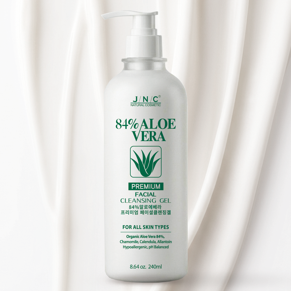 JNC본사/84% 알로에베라 프리미엄 훼이셜 클렌징젤 240ml(1차세안제) - 상세 이미지 4
