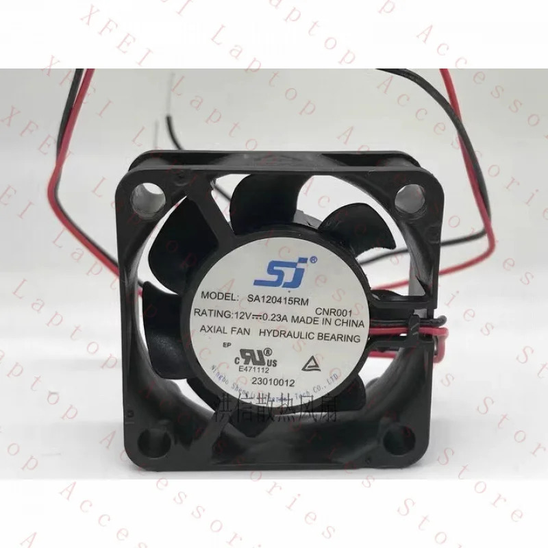 C SJ 팬SA120415RM CNR001 DC12V 0.23A 4015 40x15MM 2선
