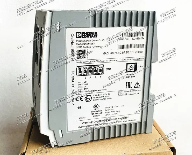 오리지널 피닉스 이더넷 형 스위치 FL 2314-2SFP - 1006191