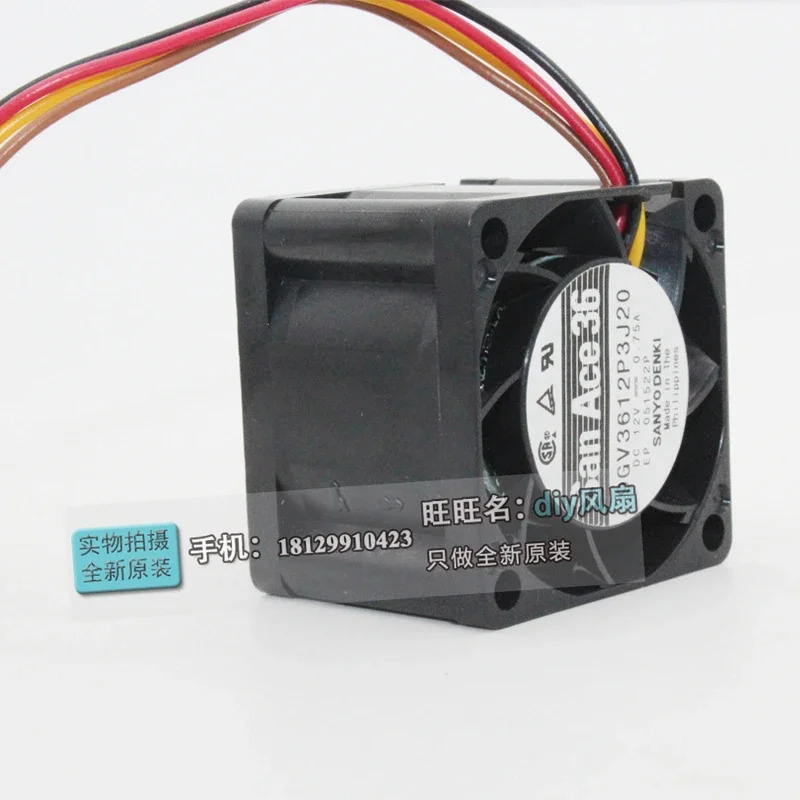 JFG 산요 덴키 산 에이스 9GV3612P3J20 3628 12V 0.75A 3.6CM 냉각팬