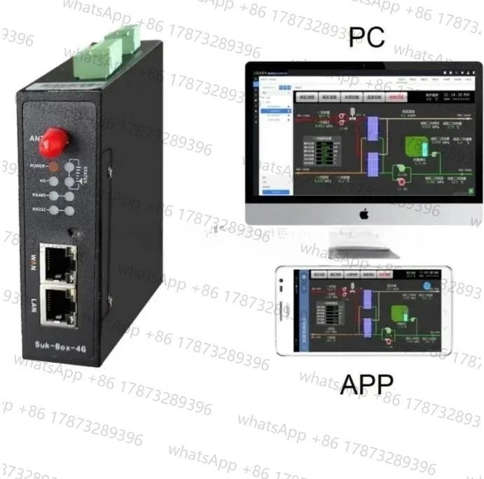PLC/HMI 원격 제어 모듈 IoT 게이트웨이 클라우드 Modbus RTU TCP RS232 RS485 이더넷 WiFi 4G 라우터 MQTT OPC