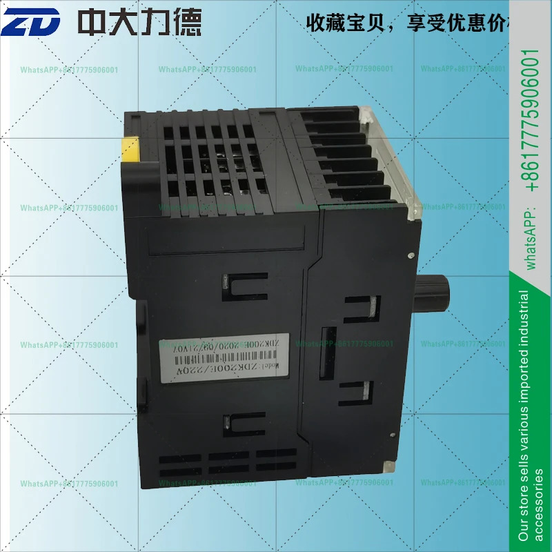 ZDK200E는 6W-200W 모터를 리퍼하여 PLC 제어연결할 수 있습니다.