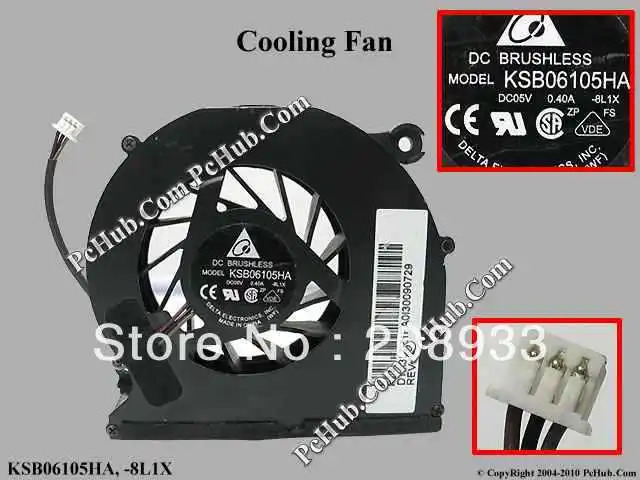 델타 KSB06105HA-8L1X 8L1Y 5V 0.40A 노트북 팬