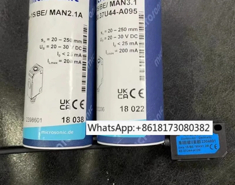 인쇄기 워터 롤러 초음파 센서 ZWS-15/BE/MAN3.1