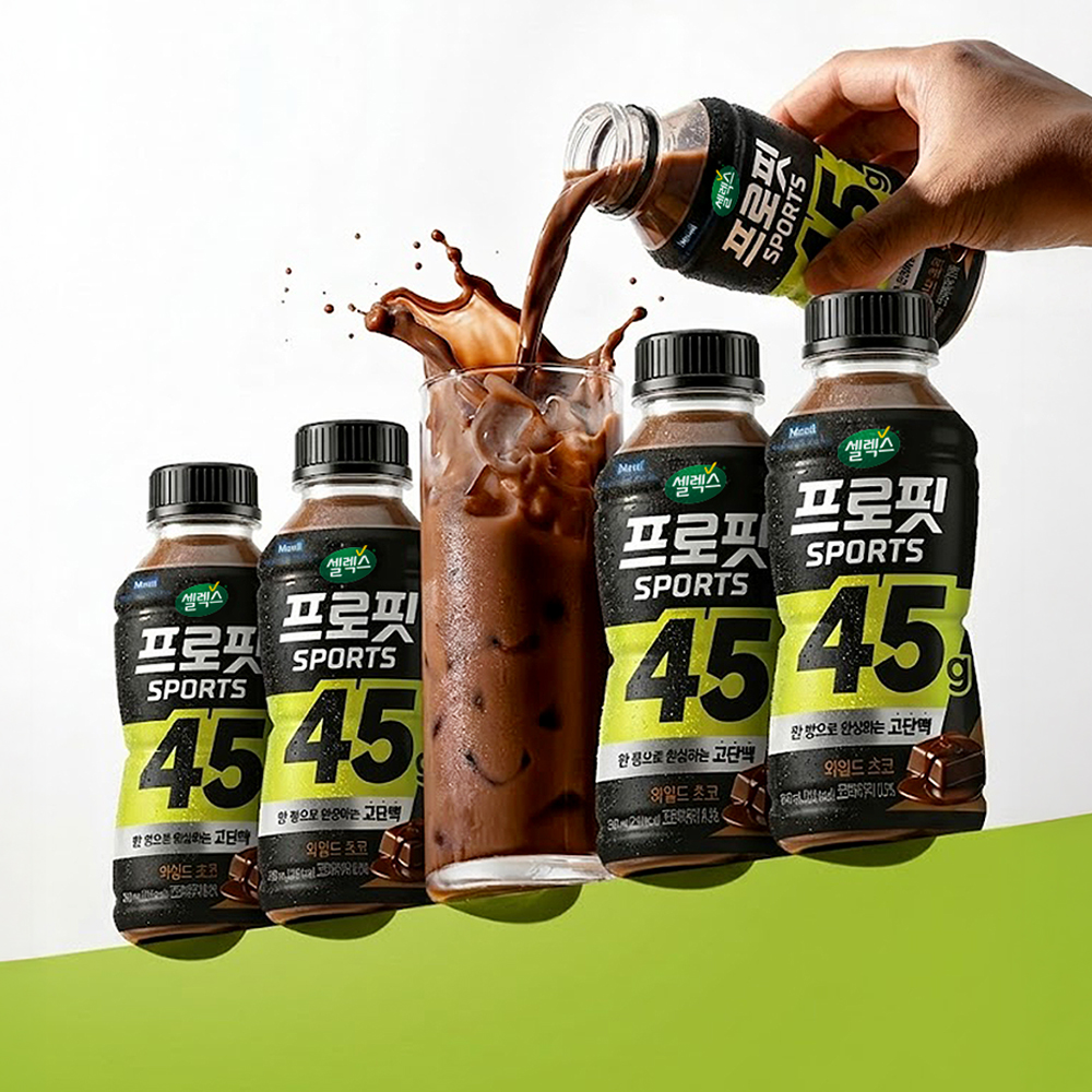셀렉스 프로핏 Sports 드링크 와일드 초코, 350ml, 20개 이미지 3