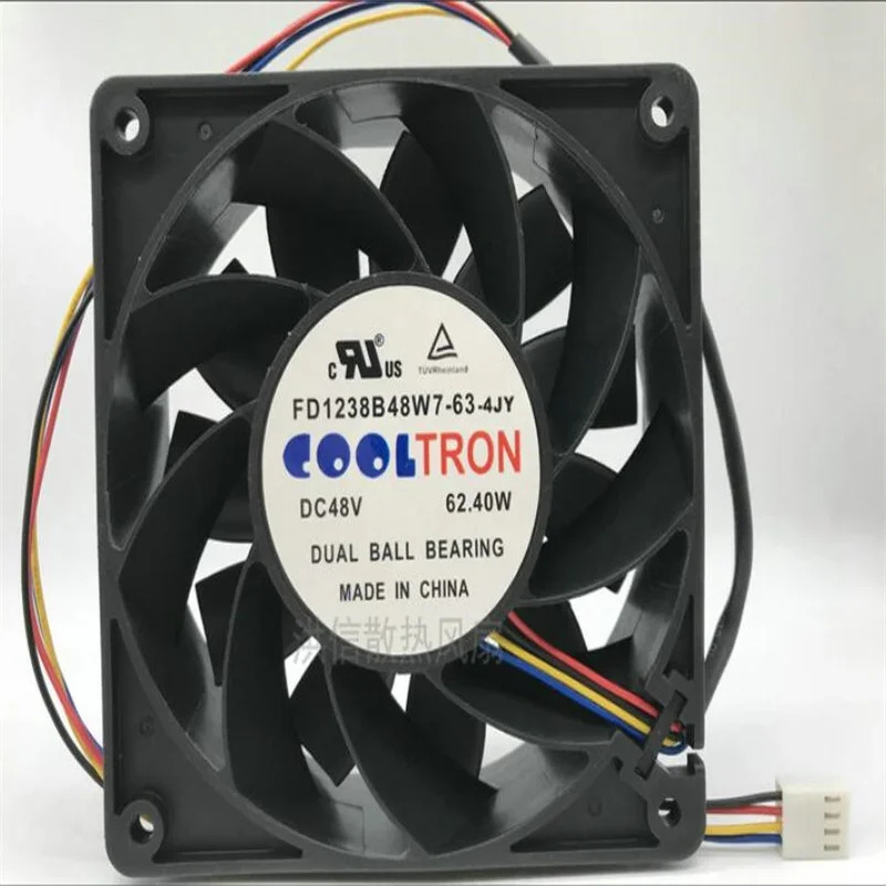 JFG For FD1238B48W7-63-4JY DC48V 62.40W 12cm12038 4선 팬