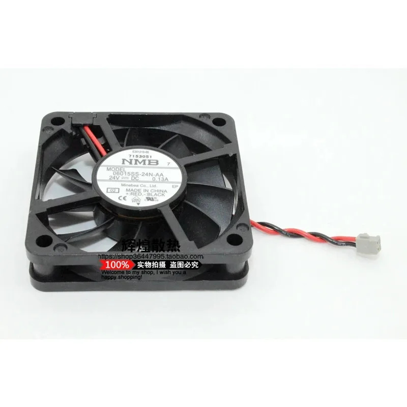 JFG NMB-MAT Minebea 06015SS-24N-AA 6015 24V 0.13A 6CM Fanuc 냉각팬용