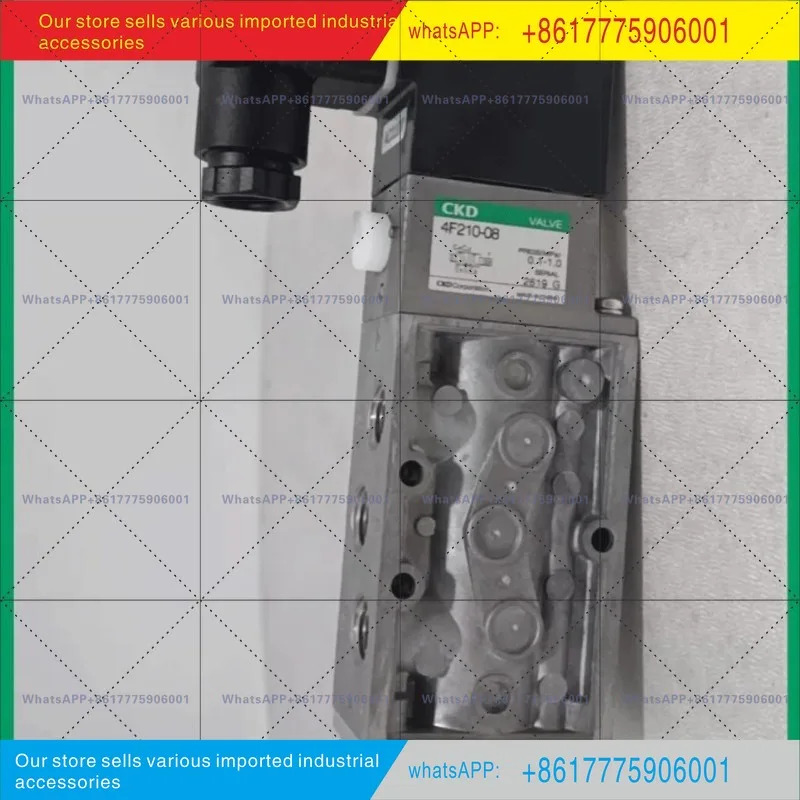 오리지널 솔레노이드 밸브 4F210-08 전압 AC110V/DC24V/AC220V