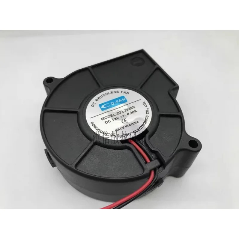 C CDFAN 팬DFL7530S DC12V 0.30A 7cm 2선