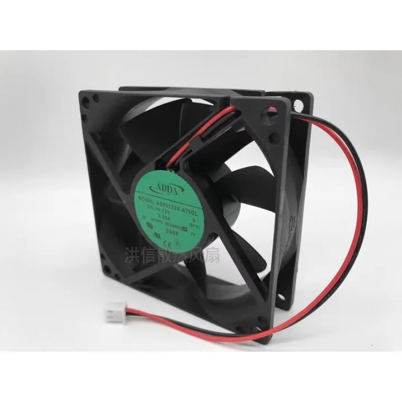 C ADDA 팬AD0812UX-A70GL 8025 8CM 12V 0.30A 2선
