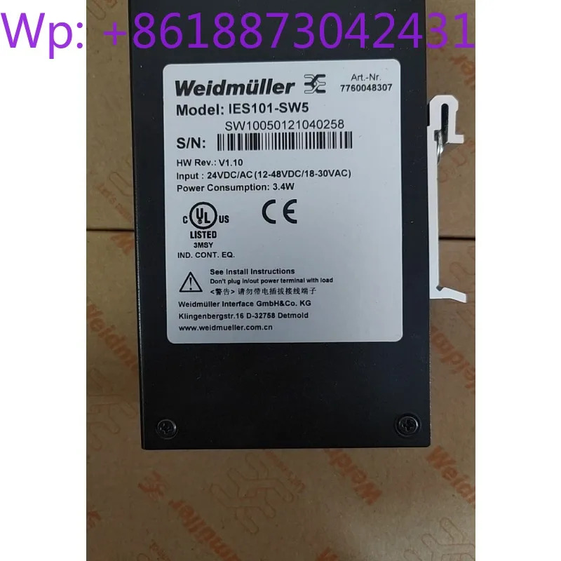 Weidmller 산업집중기 IES101-SW5 7760048307