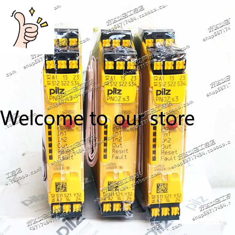 오리지널 필츠 PILZ 안전 릴레이 PNOZ S3 2 N/o 750103 751103 포장