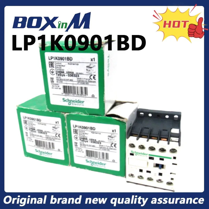 오리지널 Schneider LP1K0901BD DC24 9A 제어 3극 접촉기