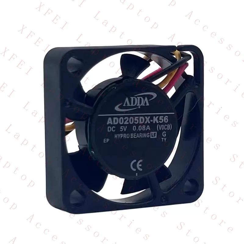 C AD0205DX-K56 DC5V 0.08A 2.5CM 2510 3선 냉각팬