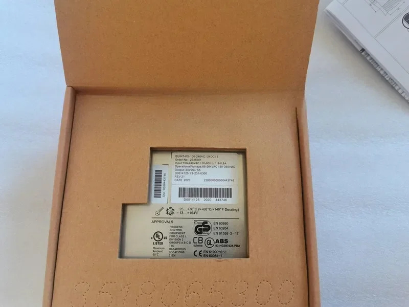 QUINT-PS-3400-500AC/24DC/10/20/40 2938617 2938727 2938646