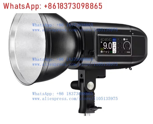 올인원 야외 플래시 HSS TTL 2.4G 무선 스튜디오 스트로브 상업HD-400 프로 400W LED 20W 모델링 램프