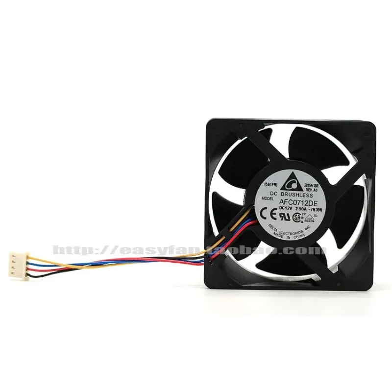 JFG 신형 DELTA AFC0712DE 7CM 7038 12V 2.50A 4PIN 냉각팬