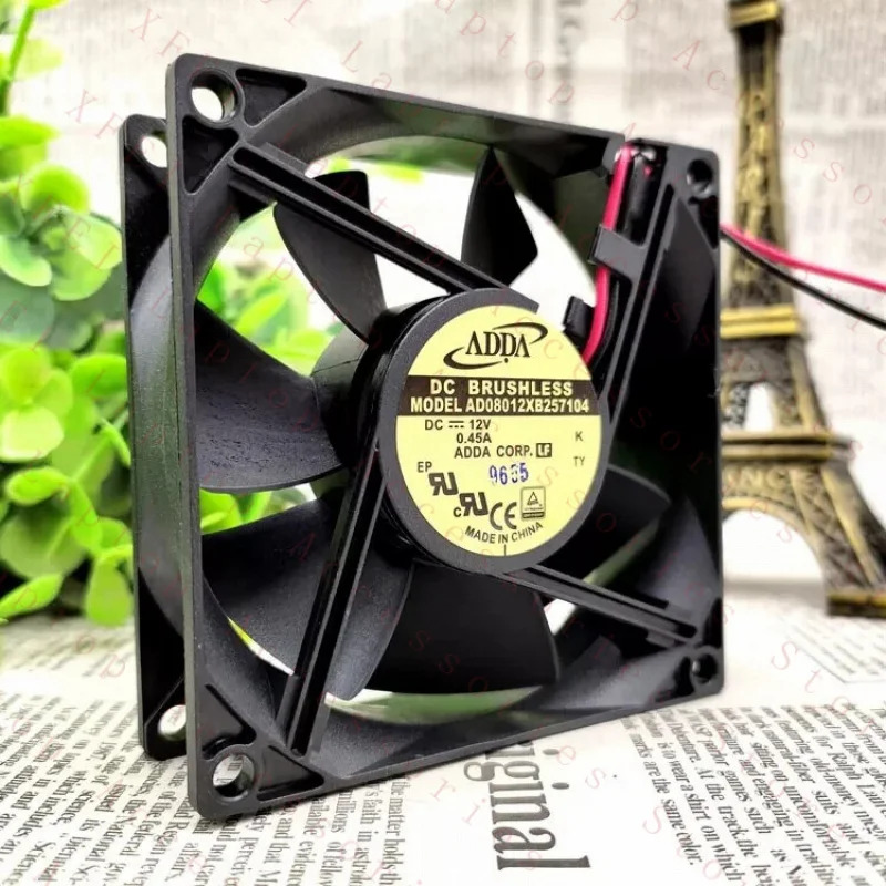 C AD08012XB257104 DC12V 0.45A 8cm 8025 케이스 팬