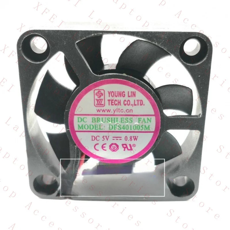 YONG LIN DFS401005M 5V 0.8W 4010 4CM 냉각팬