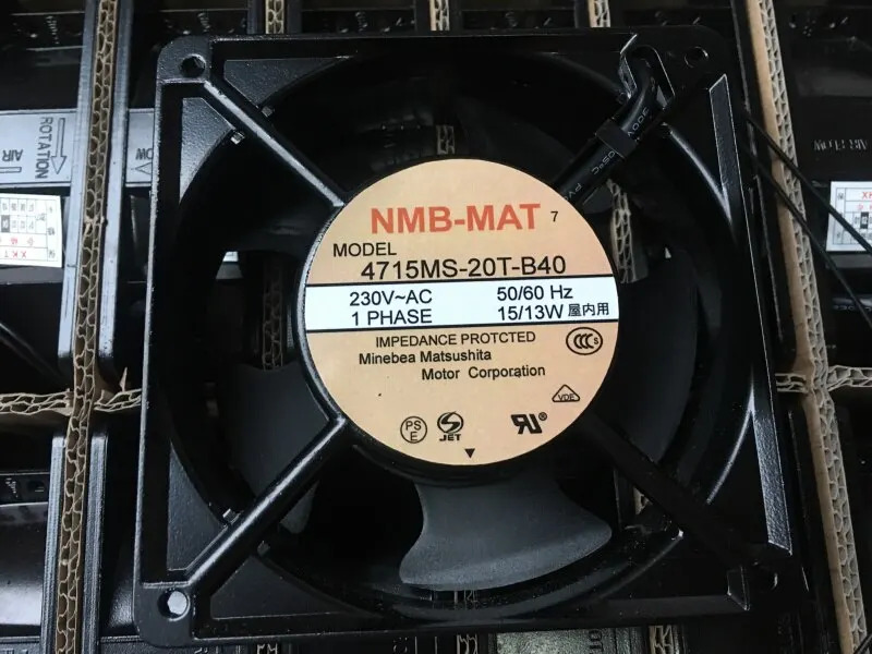 NMB-MAT 4715MS-20T-B40 12CM 12038 200V 15/13W 냉각팬