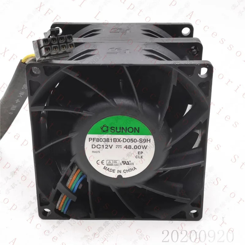 C for SUNON PF80381BX-D050-S9H 12V 48W 8CM 8086 냉각팬