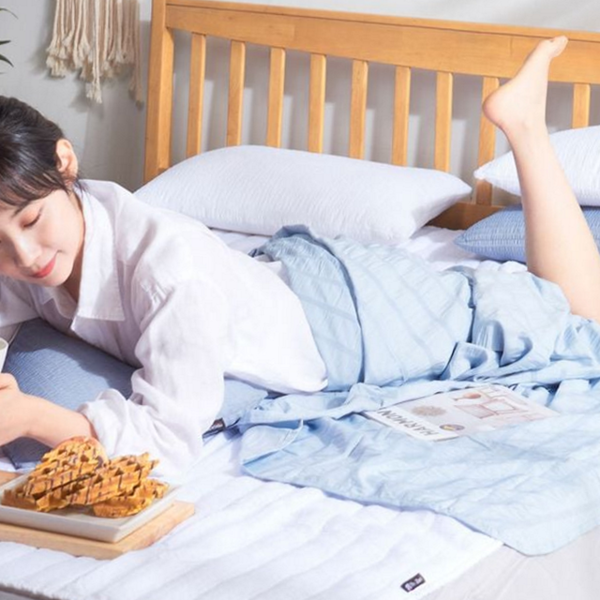 인견 여름 홑이불 싱글 냉장고 이중 이불 - 상품 이미지