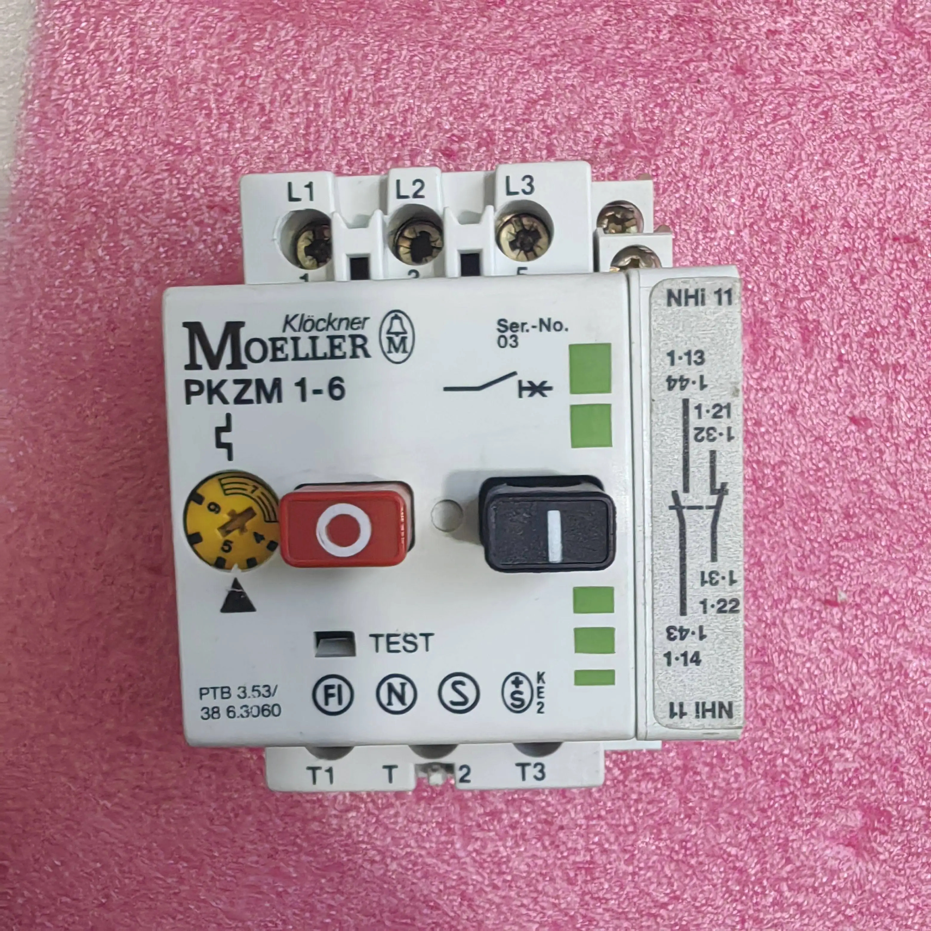 회로차단기 PKZM 1-0.6 PKZM-1.6 PKZM-2.4 PKZM-6 PKZM-10 25