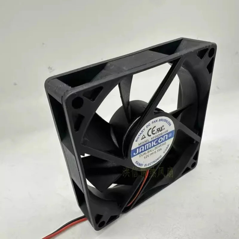 C JCON 팬KF0820B1HR DC12V 0.15A 8020 80x20MM 2선 냉각팬