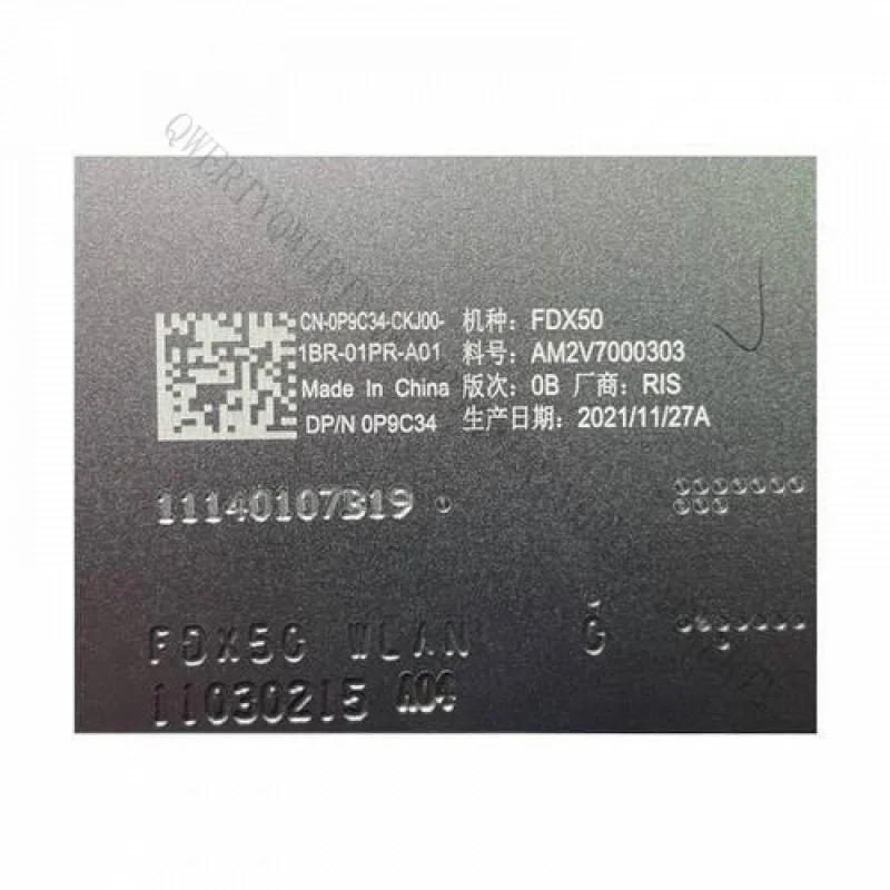 AtFor DELL Precision 7550 7560 노트북 LCD 후면 상단 커버 A 쉘 CN-0P9C34 P9C34